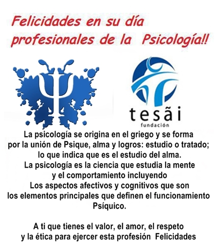 <b>Feliz D�a del Psic�logo</b>